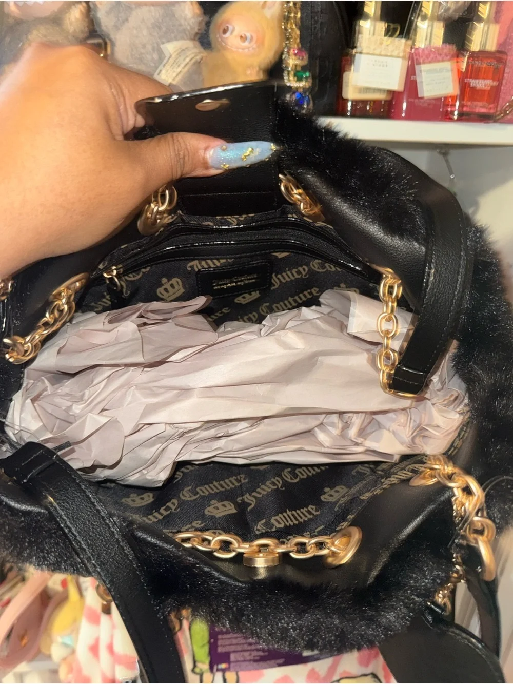 Juicy Couture Juicy Glamour Gang Satchel In Natural Leopard